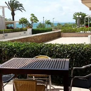 Davant Mar - Con Terraza A Pie De Playa Apartamento